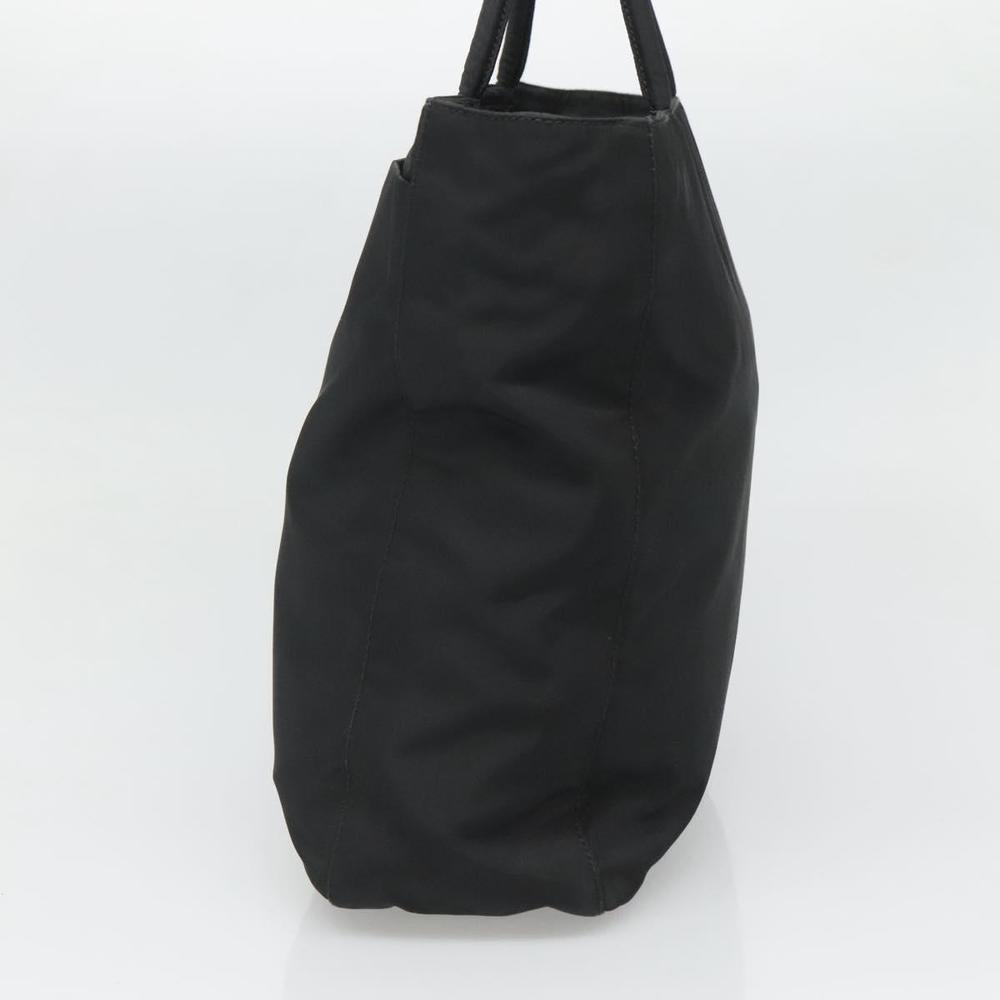 PRADA Tote Bag Nylon Black Silver Auth ti3279 - Picture 4 of 16